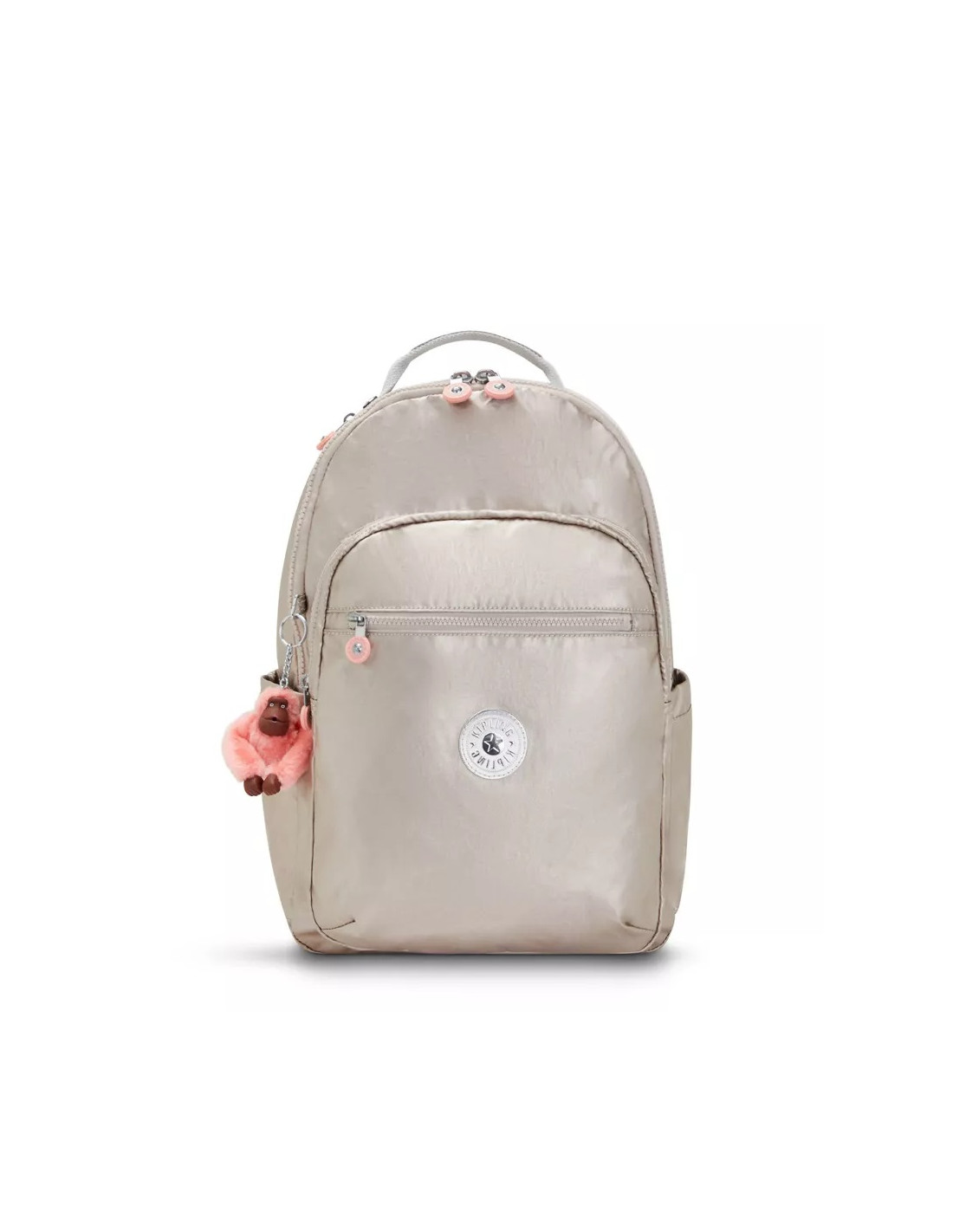 Kipling Seoul UP Laptop Backpack Kl3040 Soft Metallic Glow